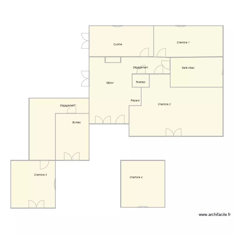 Croquis CALAFAT. Plan de 