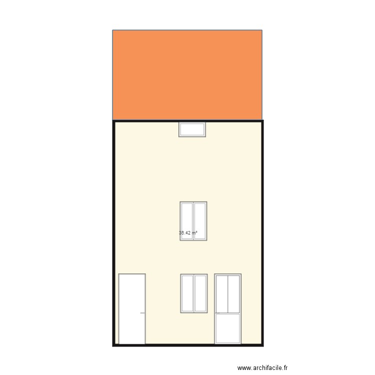 facade mirebeau. Plan de 0 pièce et 0 m2