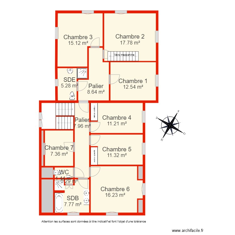 BI 4009 étage non côté. Plan de 0 pièce et 0 m2