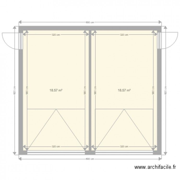 garage. Plan de 0 pièce et 0 m2