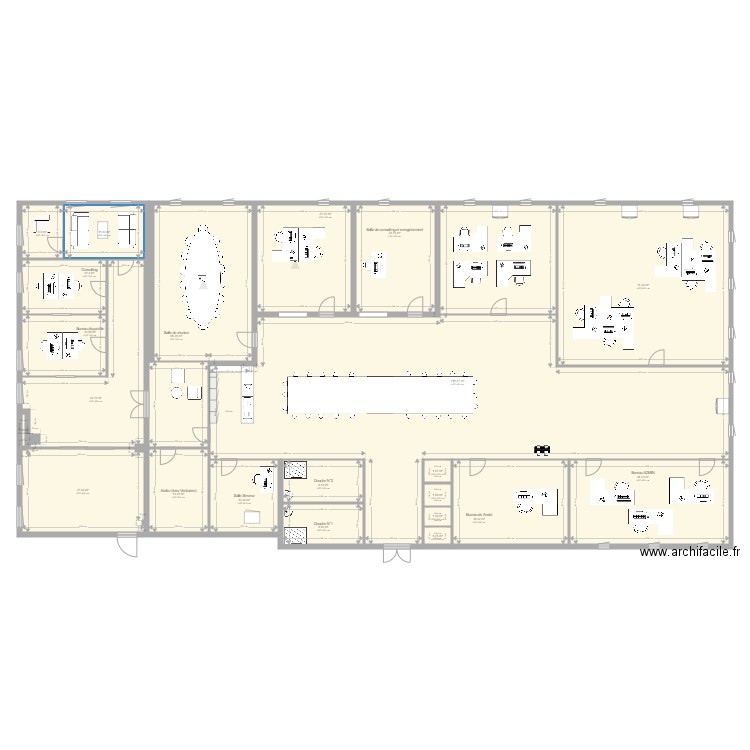 Salle Atelier Proposition N4. Plan de 0 pièce et 0 m2