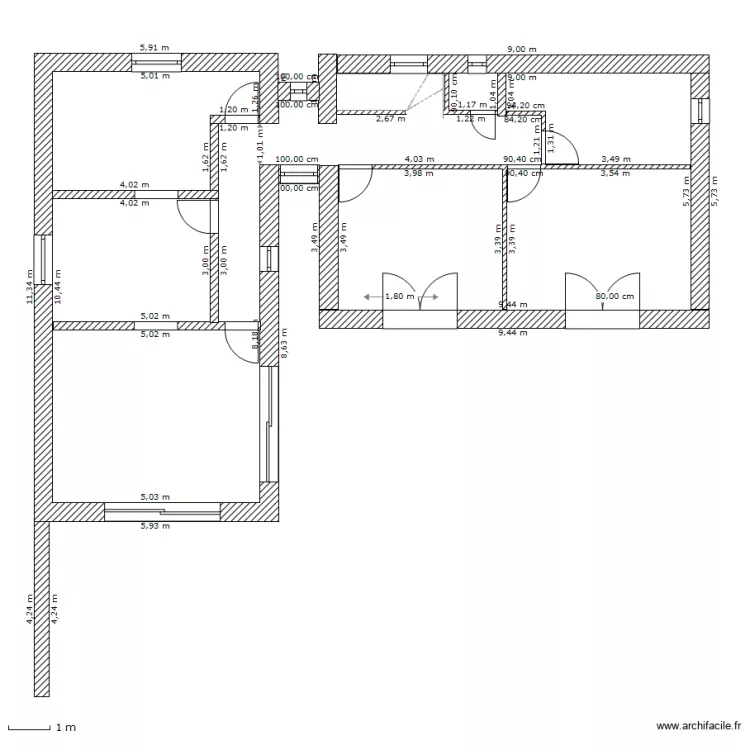 &eacute;tage complet agrandi 3. Plan de 