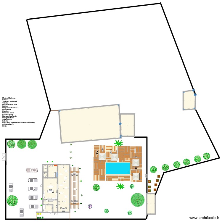 talais. Plan de 11 pièces et 683 m2