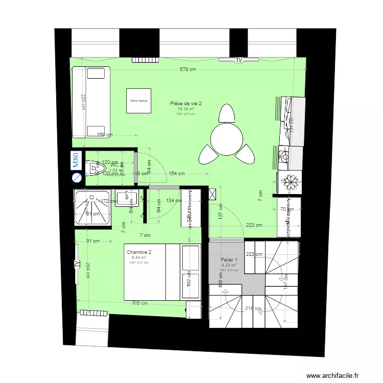 GUEPIN V6 bis. Plan de GUEPIN V6 bis. Plan de