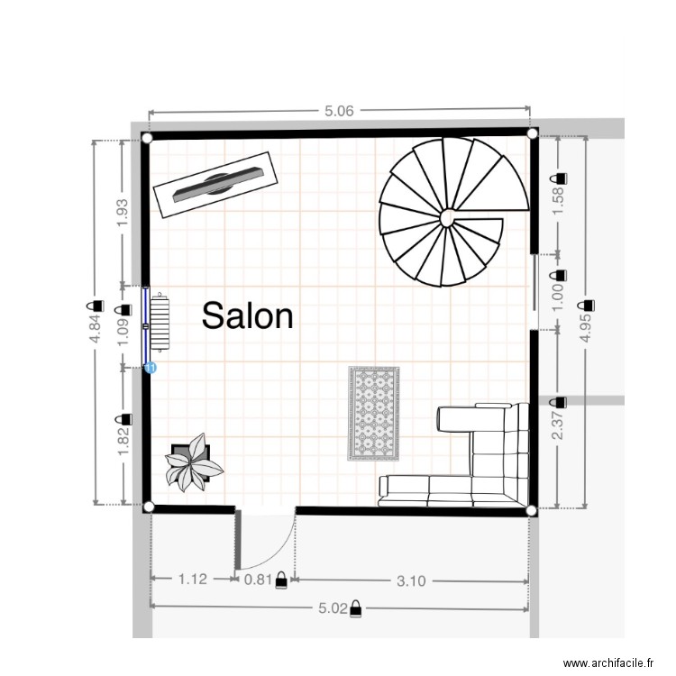 Julie SALON. Plan de 0 pièce et 0 m2