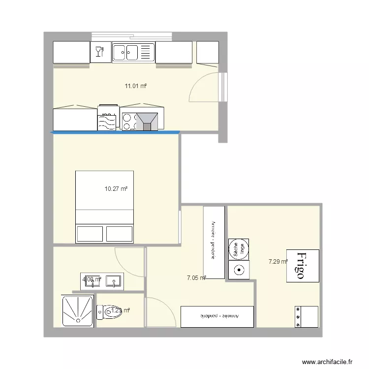 maison 3. Plan de 