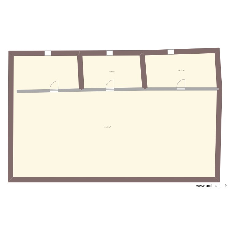 NATHAN. Plan de 3 pièces et 221 m2