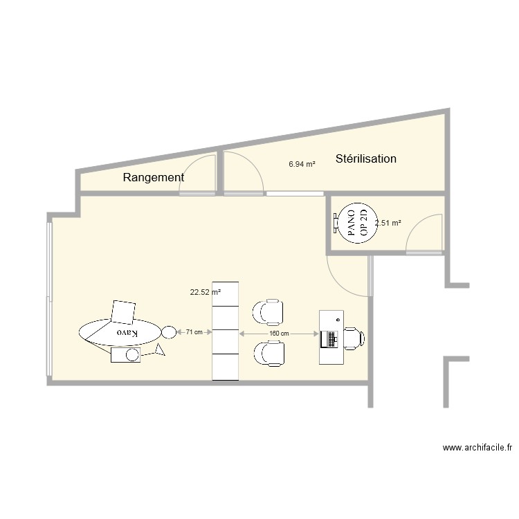 PROJET DR CONNEAU 19071. Plan de 0 pièce et 0 m2