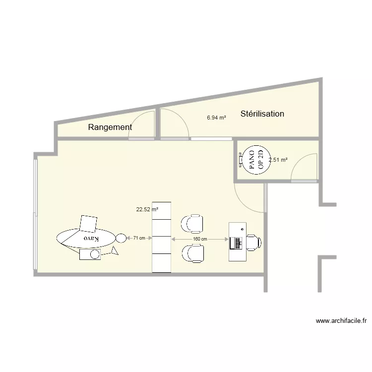 PROJET DR CONNEAU 19071. Plan de 