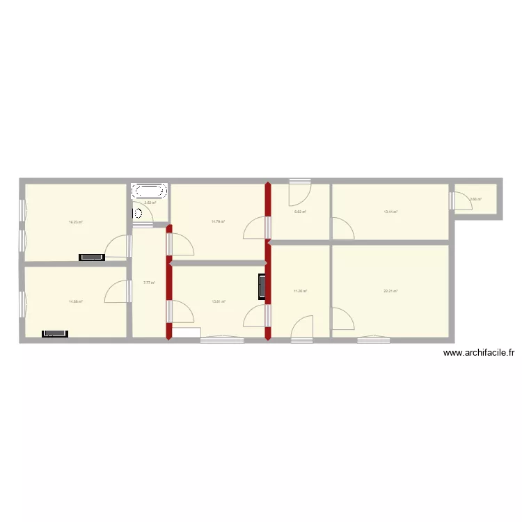 rdc initial bonnes mesures nu. Plan de 