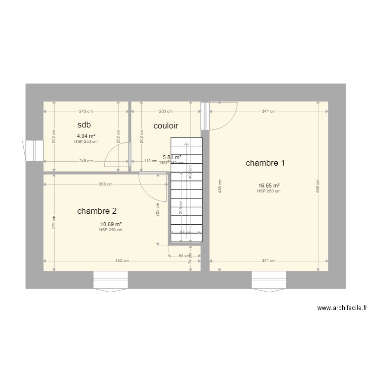 labarre rdc 1er. Plan de 0 pièce et 0 m2