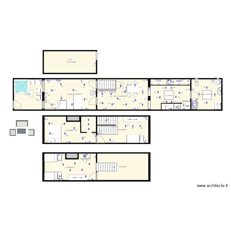 la maison 39 1. Plan de 0 pièce et 0 m2