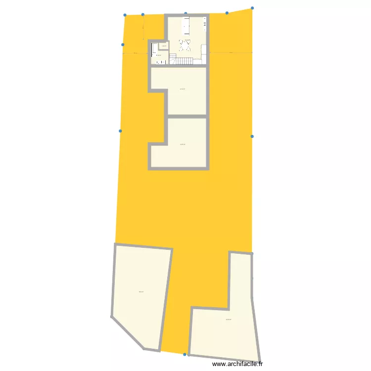 maison  terrain mean. Plan de 