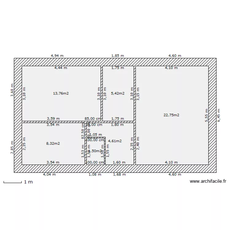 plan avec poutre et 30cm partout. Plan de plan avec poutre et 30cm partout. Plan de