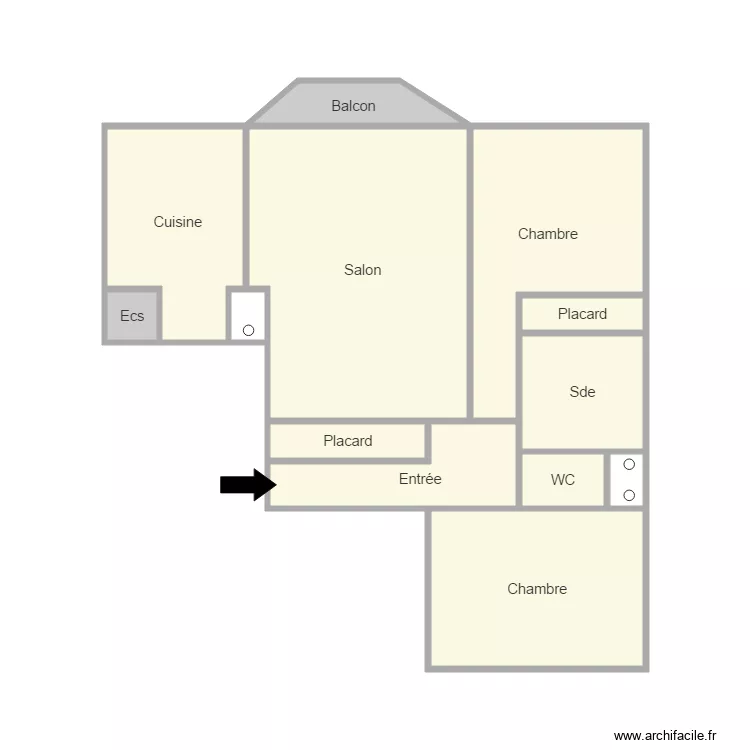 1er étage. Plan de 1er étage. Plan de