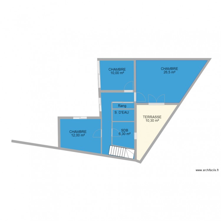 LAMEYRIE APRES TRAVAUX. Plan de 0 pièce et 0 m2