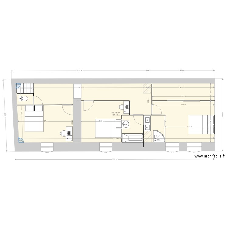 PJ EF1. Plan de 0 pièce et 0 m2