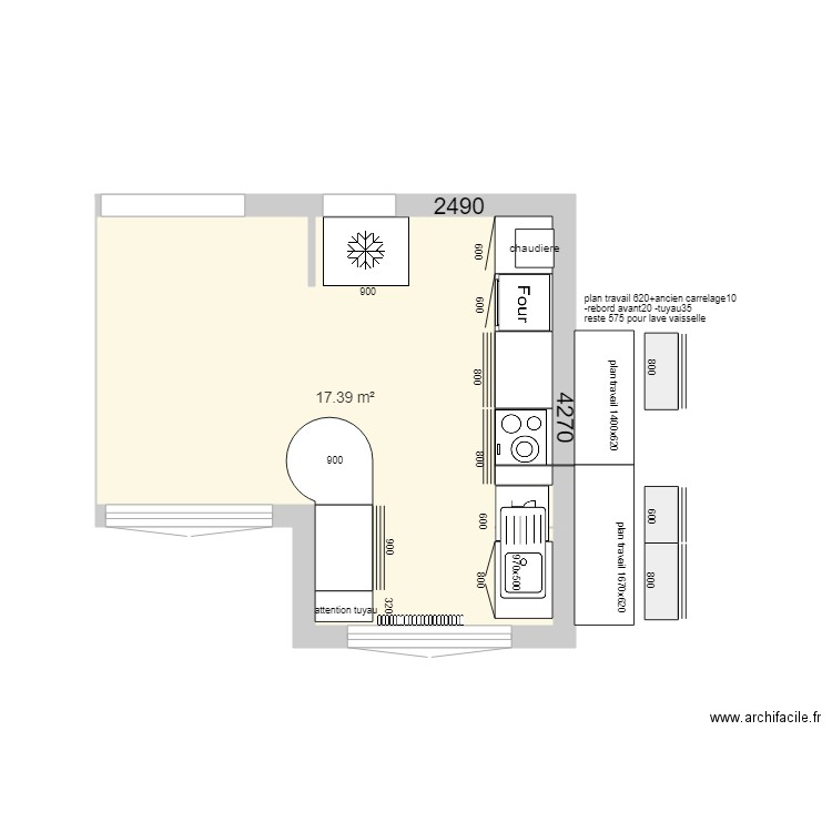 cuisine Ste Foyz. Plan de 0 pièce et 0 m2