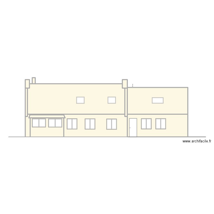 Facade_Sud_Garage_14juil22. Plan de 0 pièce et 0 m2