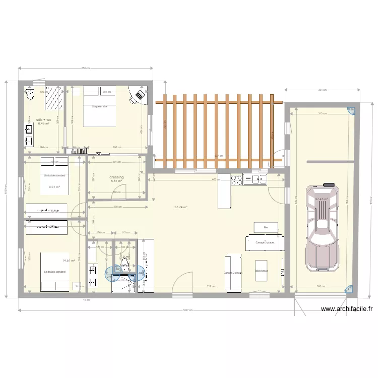 maison3. Plan de 