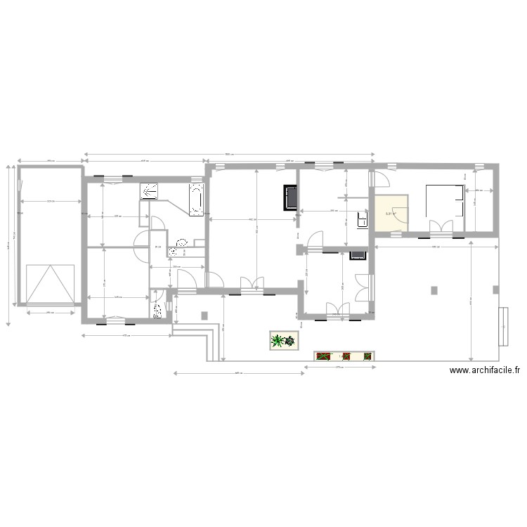 Laur1 proj ext 2. Plan de 0 pièce et 0 m2