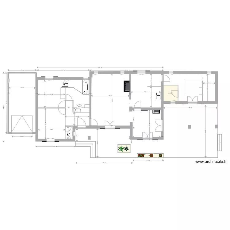 Laur1 proj ext 2. Plan de 