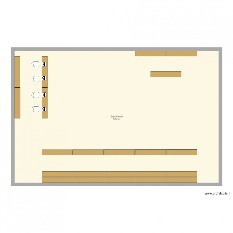 Salle Gran Fondo Inscription. Plan de 0 pièce et 0 m2