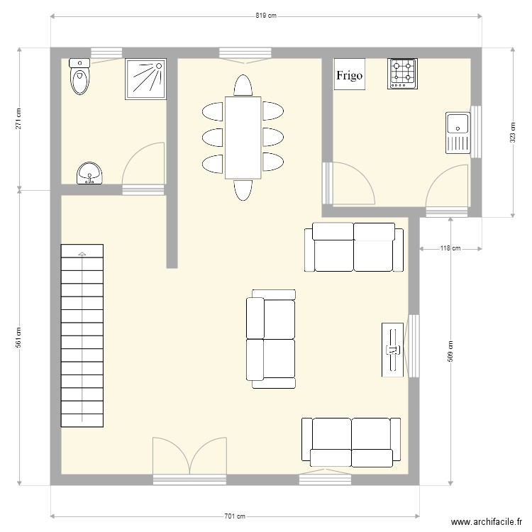 MaisonBatoufamv3. Plan de 0 pièce et 0 m2