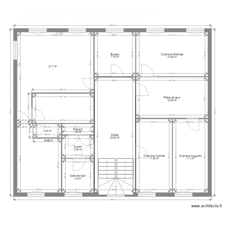 La grange au puits étage. Plan de 0 pièce et 0 m2