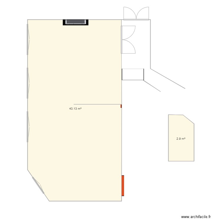 paris1. Plan de 0 pièce et 0 m2