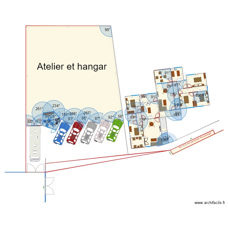 exploitation1 etage1. Plan de 0 pièce et 0 m2