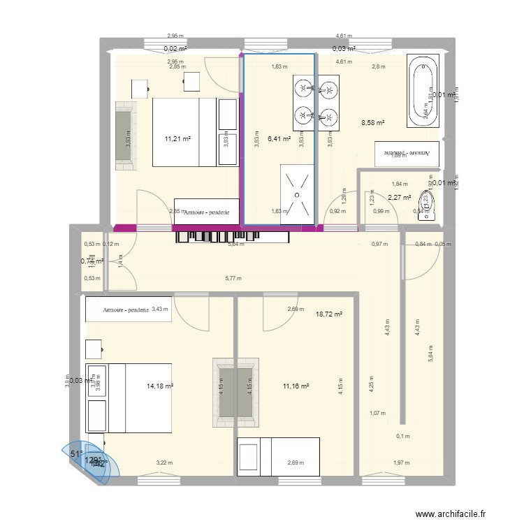 SAINT LAZARE V3. Plan de 0 pièce et 0 m2