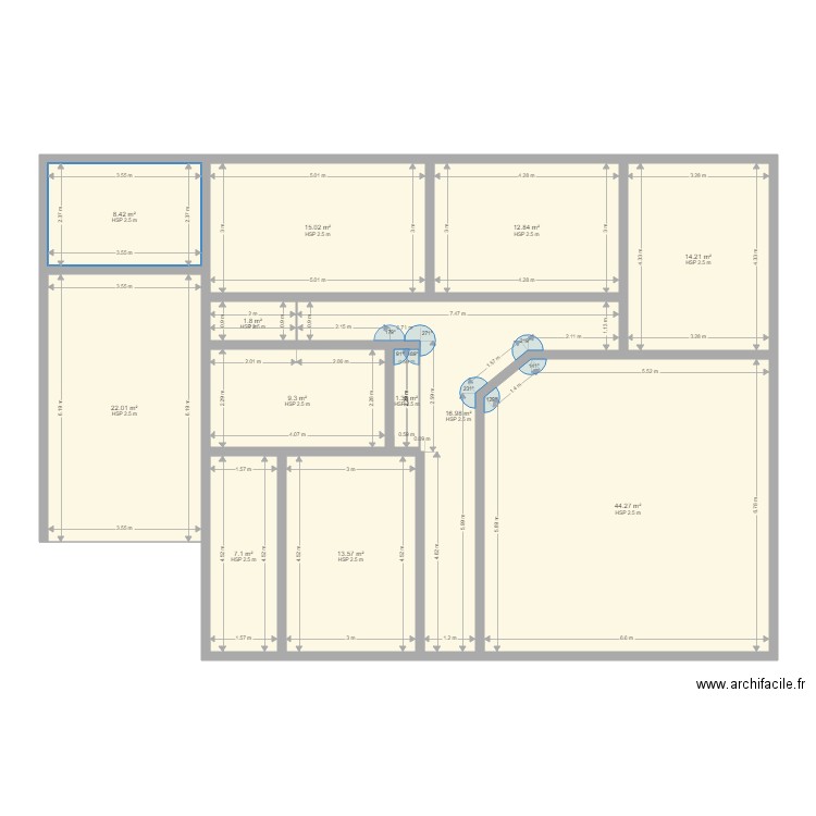 RDC. Plan de 0 pièce et 0 m2