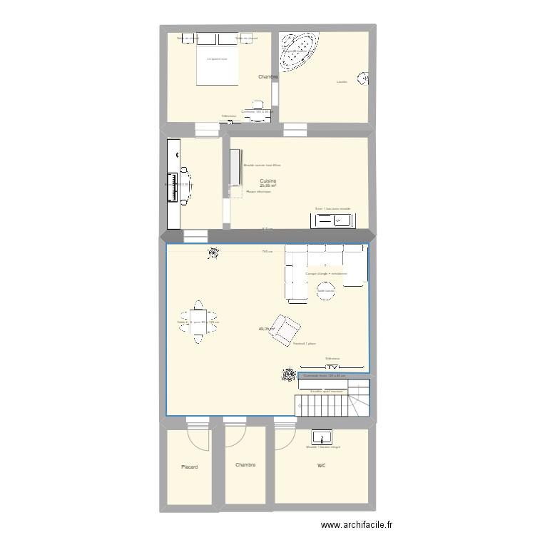 SAINT. Plan de 0 pièce et 0 m2