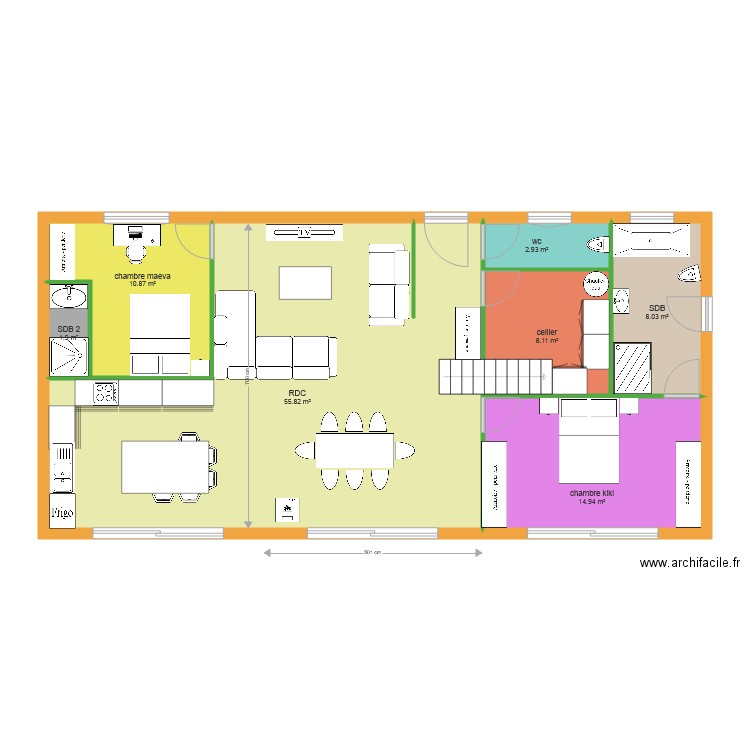 maison maman. Plan de 0 pièce et 0 m2