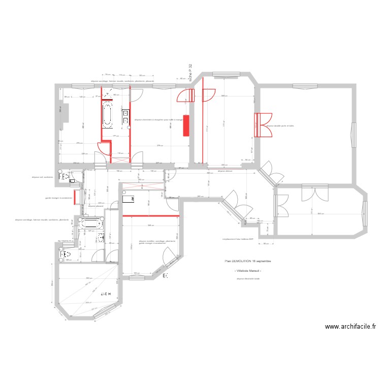 17 eme existant 16 septembre. Plan de 0 pièce et 0 m2