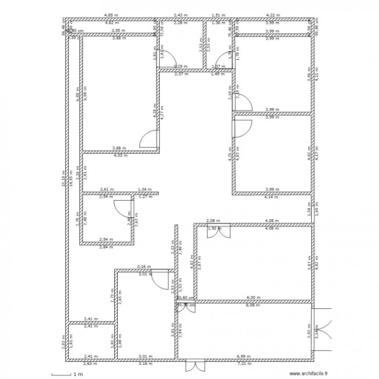 kolle. Plan de 0 pièce et 0 m2