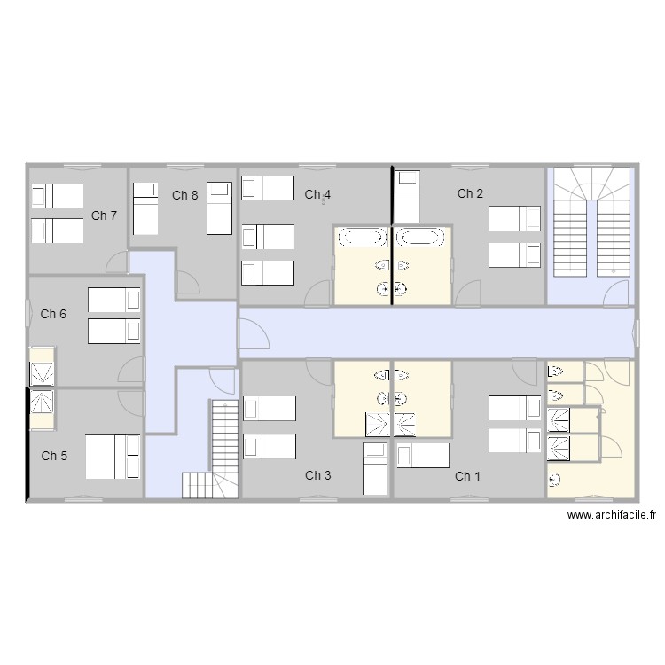 Grand Duc 1er Etage. Plan de 0 pièce et 0 m2