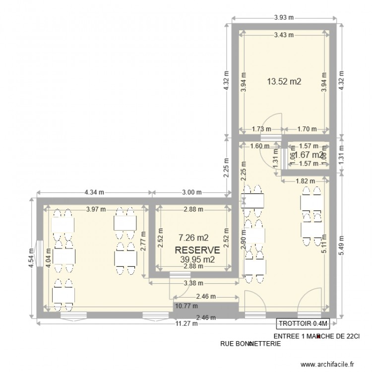 LE DIFFERENT. Plan de 0 pièce et 0 m2