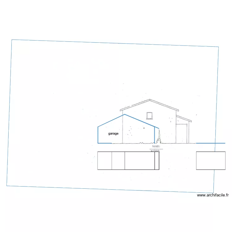 plan de coupe facades . Plan de 