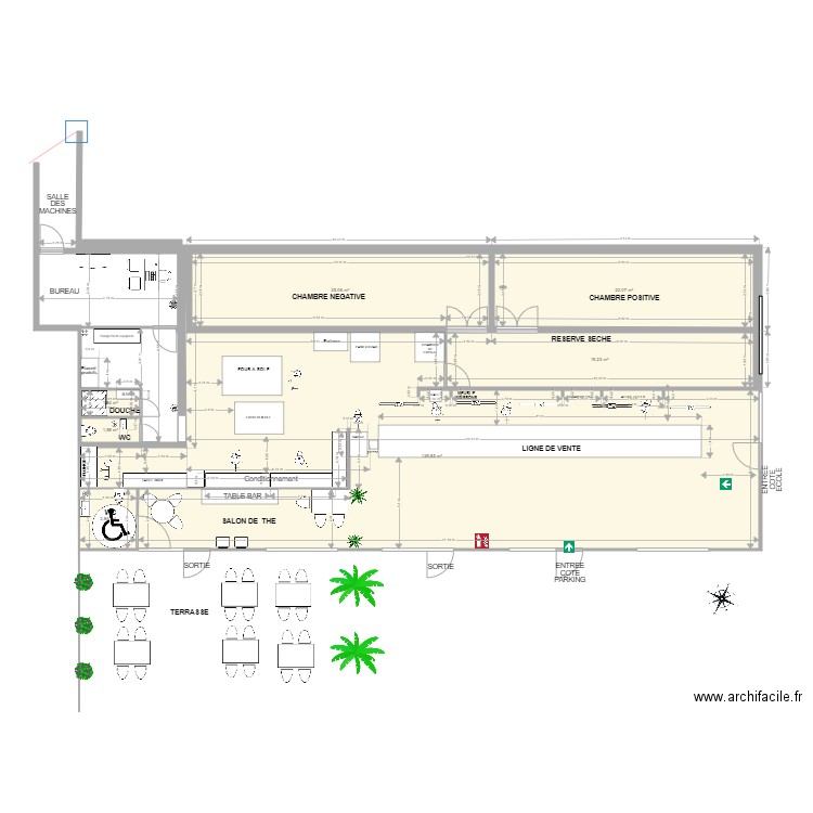 BOUL4. Plan de 7 pièces et 203 m2