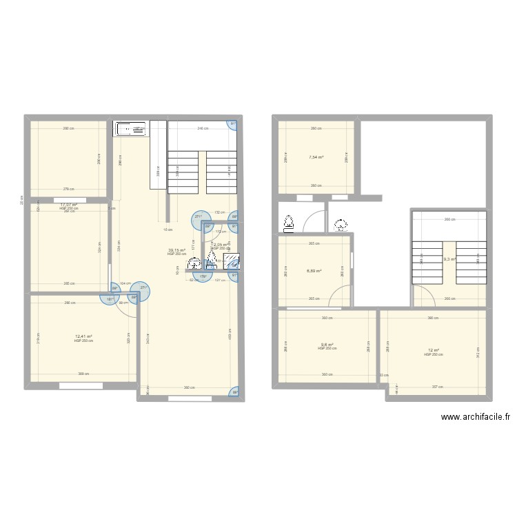 inass3. Plan de 9 pièces et 116 m2