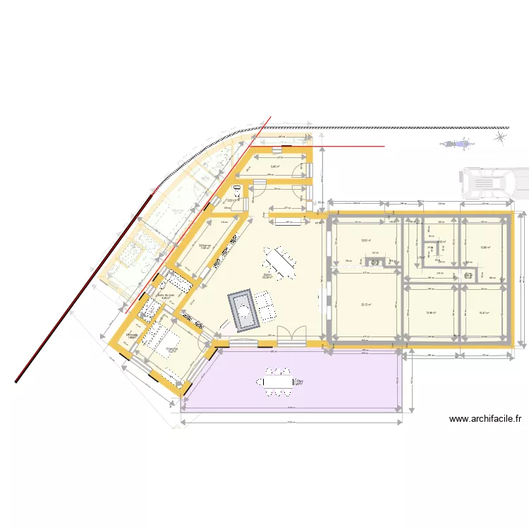 Future maison V8 et etage. Plan de Future maison V8 et etage. Plan de