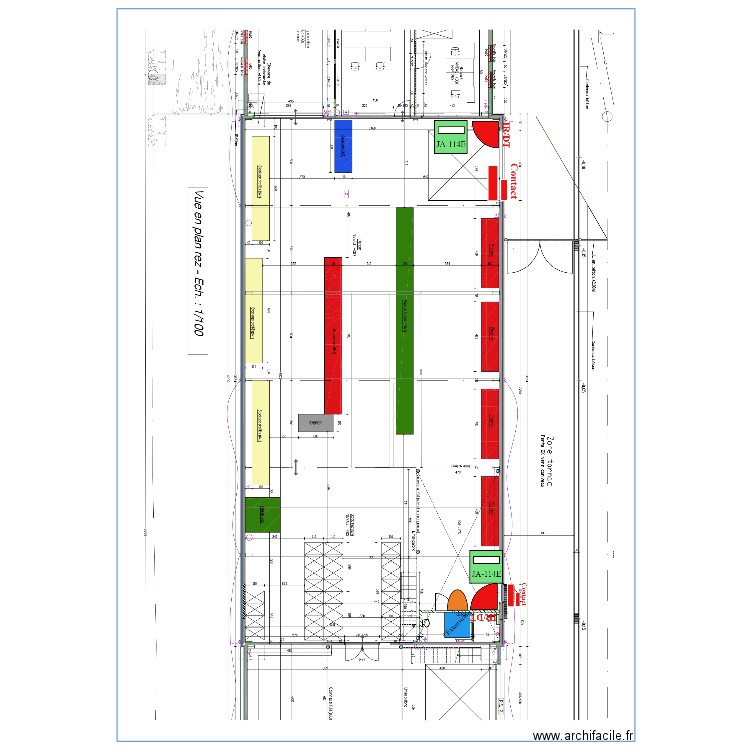 Inasep Hall centrale. Plan de 0 pièce et 0 m2