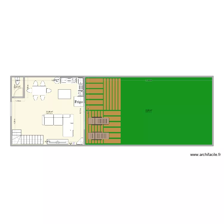 Maison Sainte Radegonde 80 m2. Plan de Maison Sainte Radegonde 80 m2. Plan de