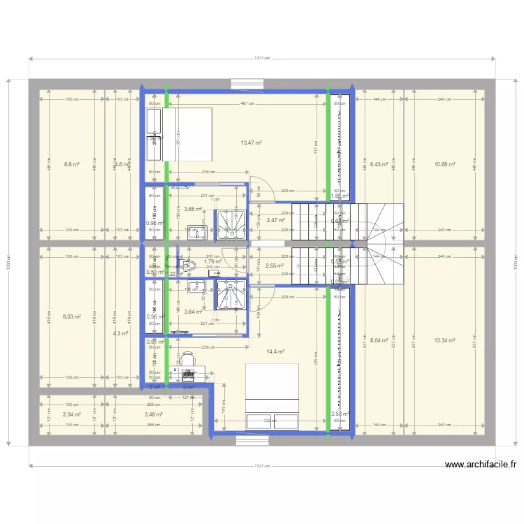 Raph 2ème étage dernier v2. Plan de Raph 2ème étage dernier v2. Plan de