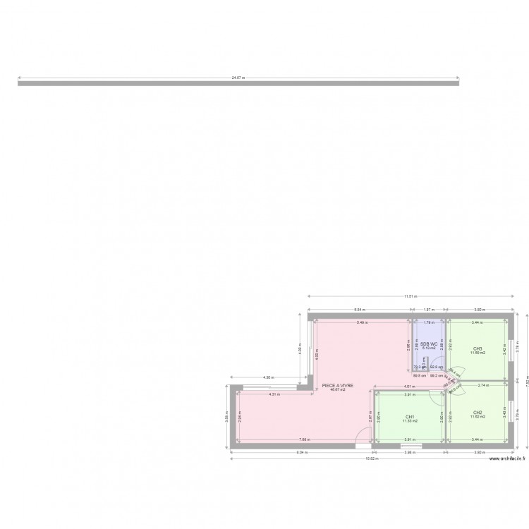 appartement 2. Plan de 0 pièce et 0 m2