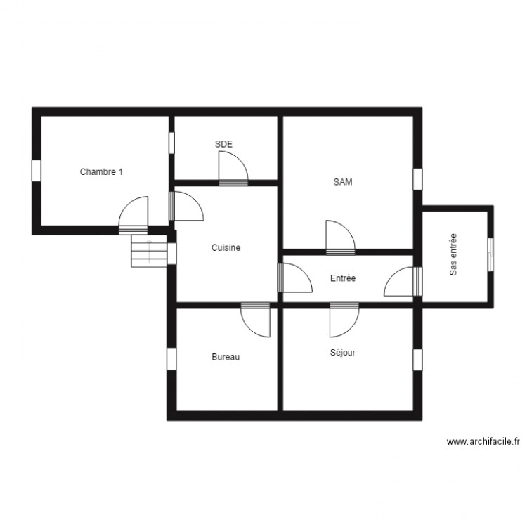 LE MOIGNE. Plan de 0 pièce et 0 m2