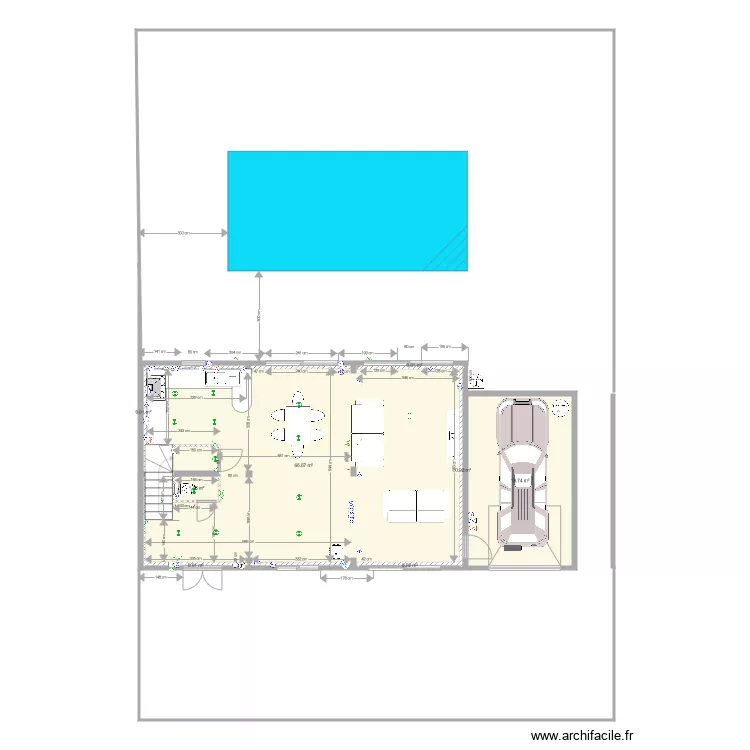foch rdc garage. Plan de 
