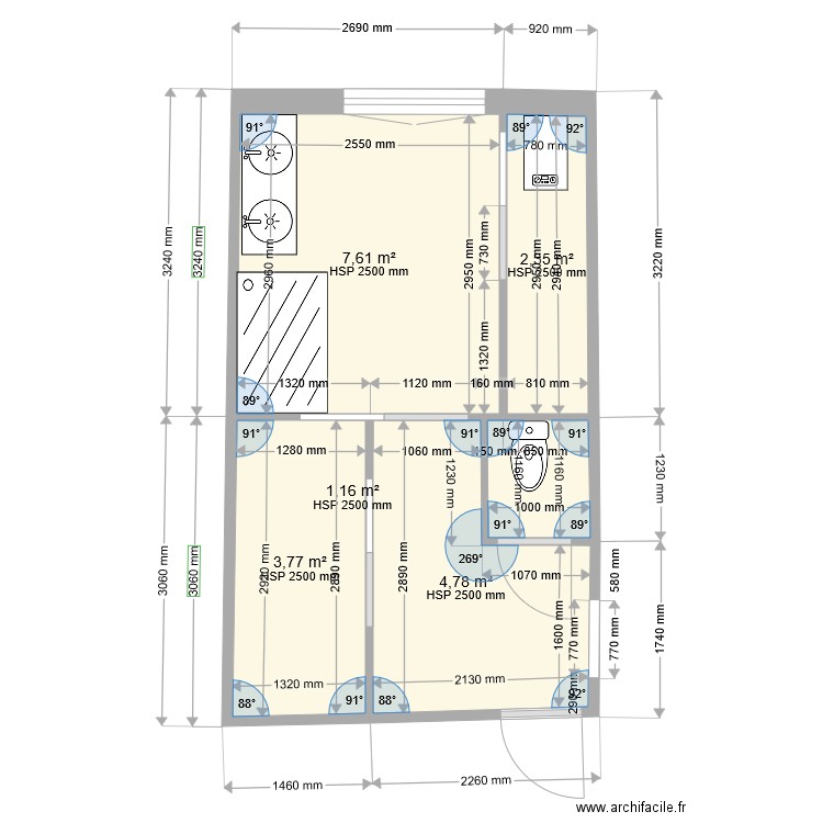 sdbversion 3. Plan de 0 pièce et 0 m2